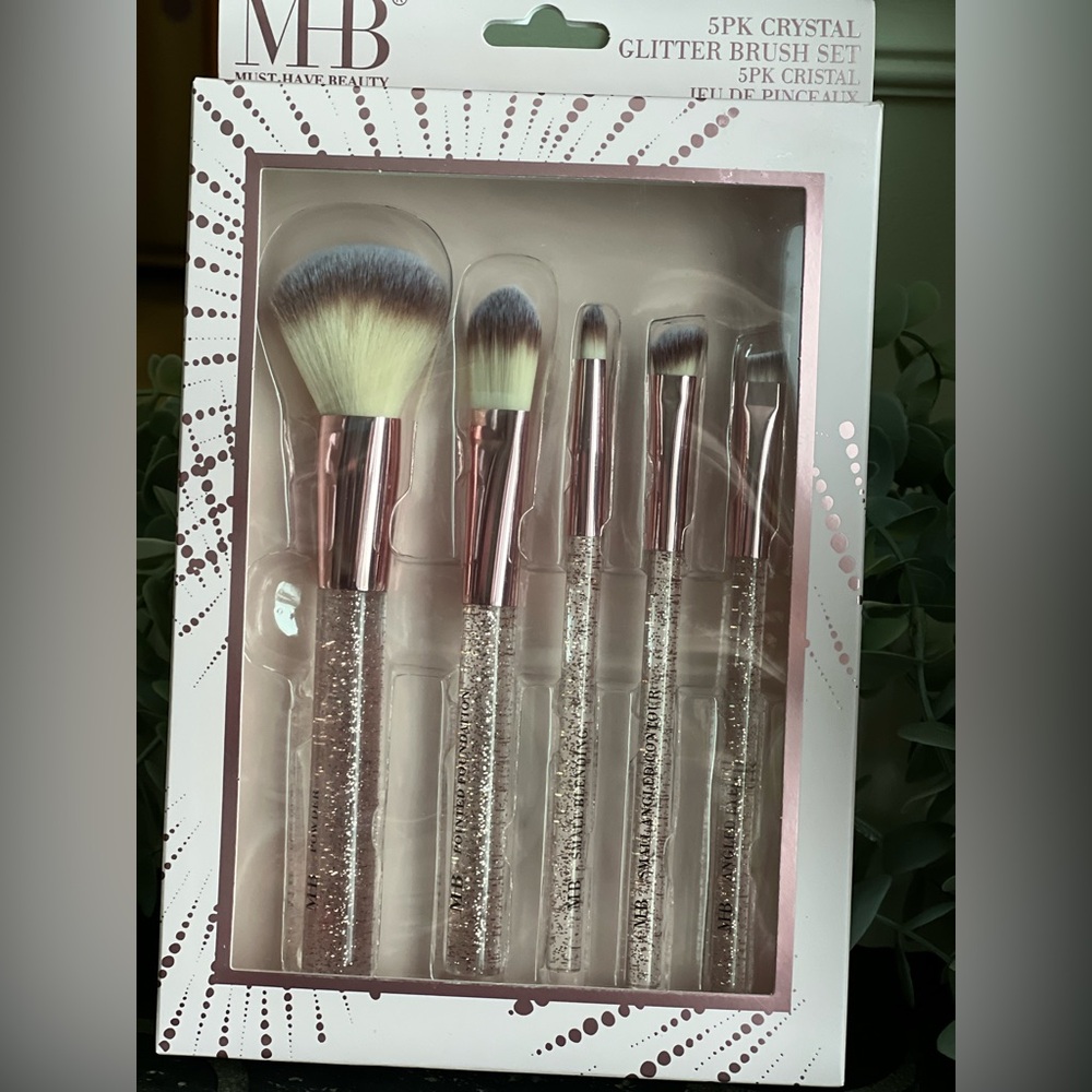 Glitter Makeup Brush Set